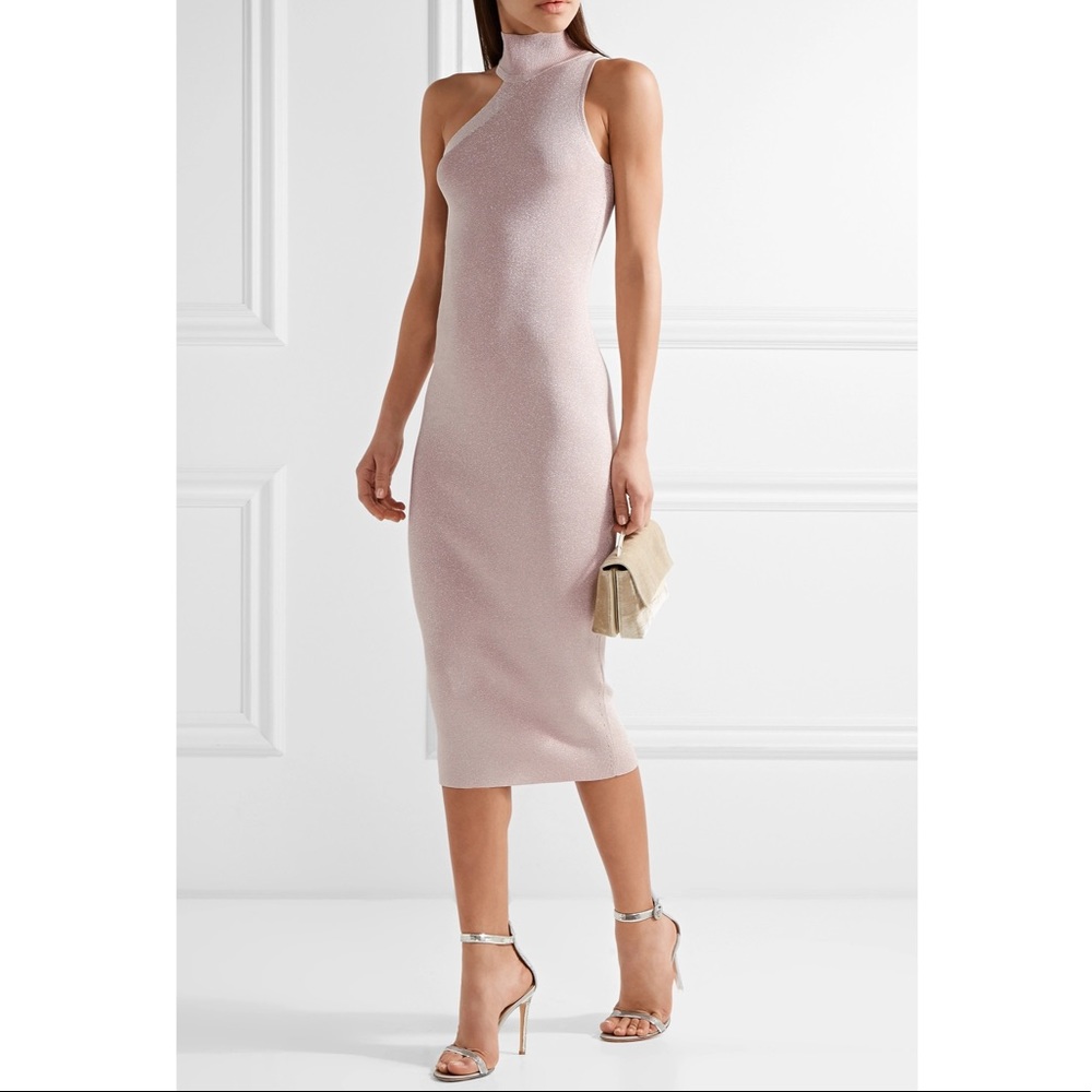 🔥CUSHNIE-Metallic stretchknit dress